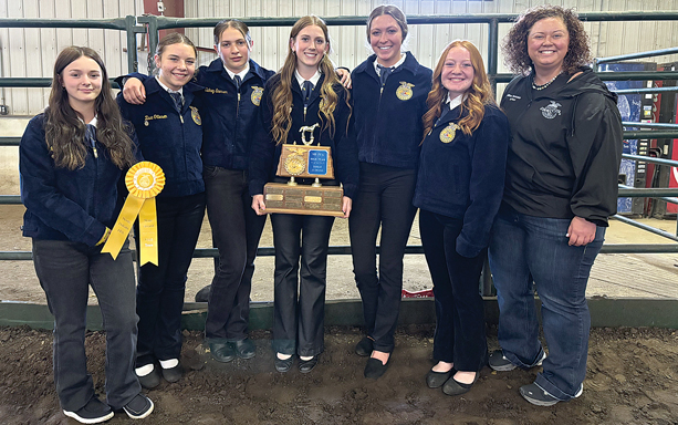 Stanley FFA Named State Horse Evaluation Champs
