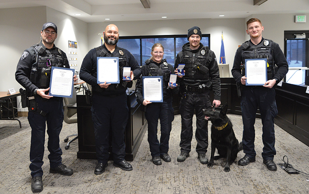 Officers Honored By City Police Department