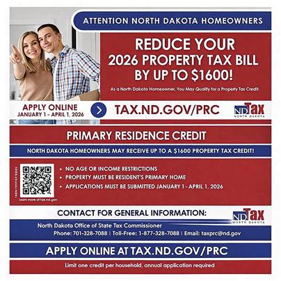 Primary Residence Credit Application Deadline Is April 1