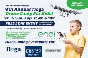 9th Annual Drone Camp For Kids Set For August 9-10