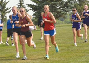 Cross Country Runners In Action