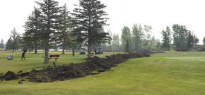 Irrigation Project Begins At Golf Course