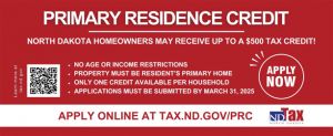 Primary Residence Credit Application Deadline Is March 31