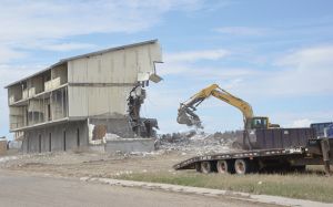 Dangerous Building Comes Down