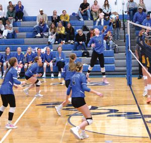 Volleyball Team Splits Matches