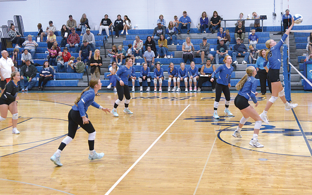 Volleyball Team Opens With Win Over Ranchers, In Action At Hazen Tournament