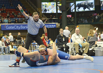 Blue Jay Wrestlers Compete At State Cohen Bell Claims Title At 133